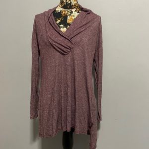 Michael Stars V-neck Asymmetrical Tunic Top